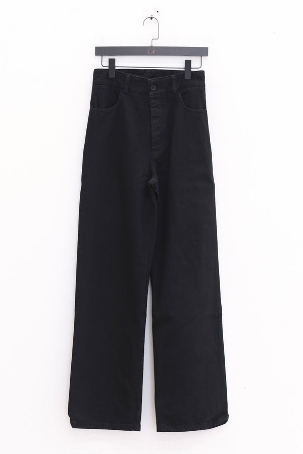 BASERANGE France Navarro trousers BAS-TRNA-DE-SP25-Black